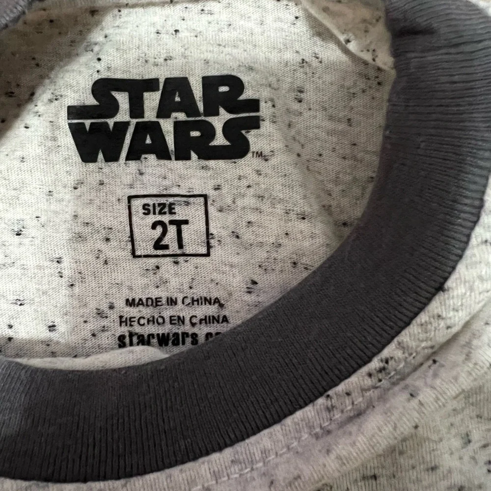 Star Wars Mandallorian Kids Gray and Green Shorts Set (Size 2T)